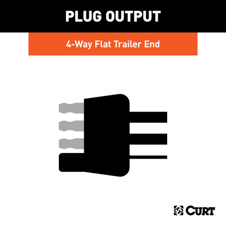 Curt Custom Towed-Vehicle RV Wiring Harness, 58977 58977